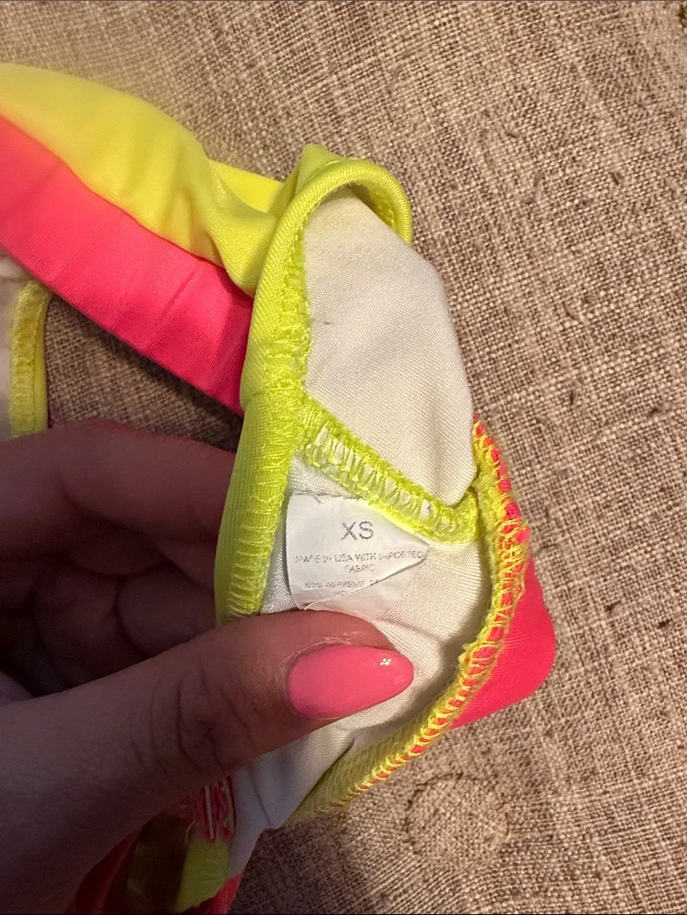 HiViz Girls' Neon Swimsuit-